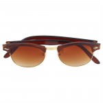 Vintage Half Frame Styles Classic Sunglasses Summer Beach Eyewear Outdoor