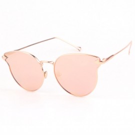 Fashion Women Arrows Cat's Eye Arrow Shapes Mirror Oval Shaped Sunglasses