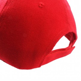 Canvas Hat Adjustable Washable Baseball Cap Solid Color Visor Men Women Hat